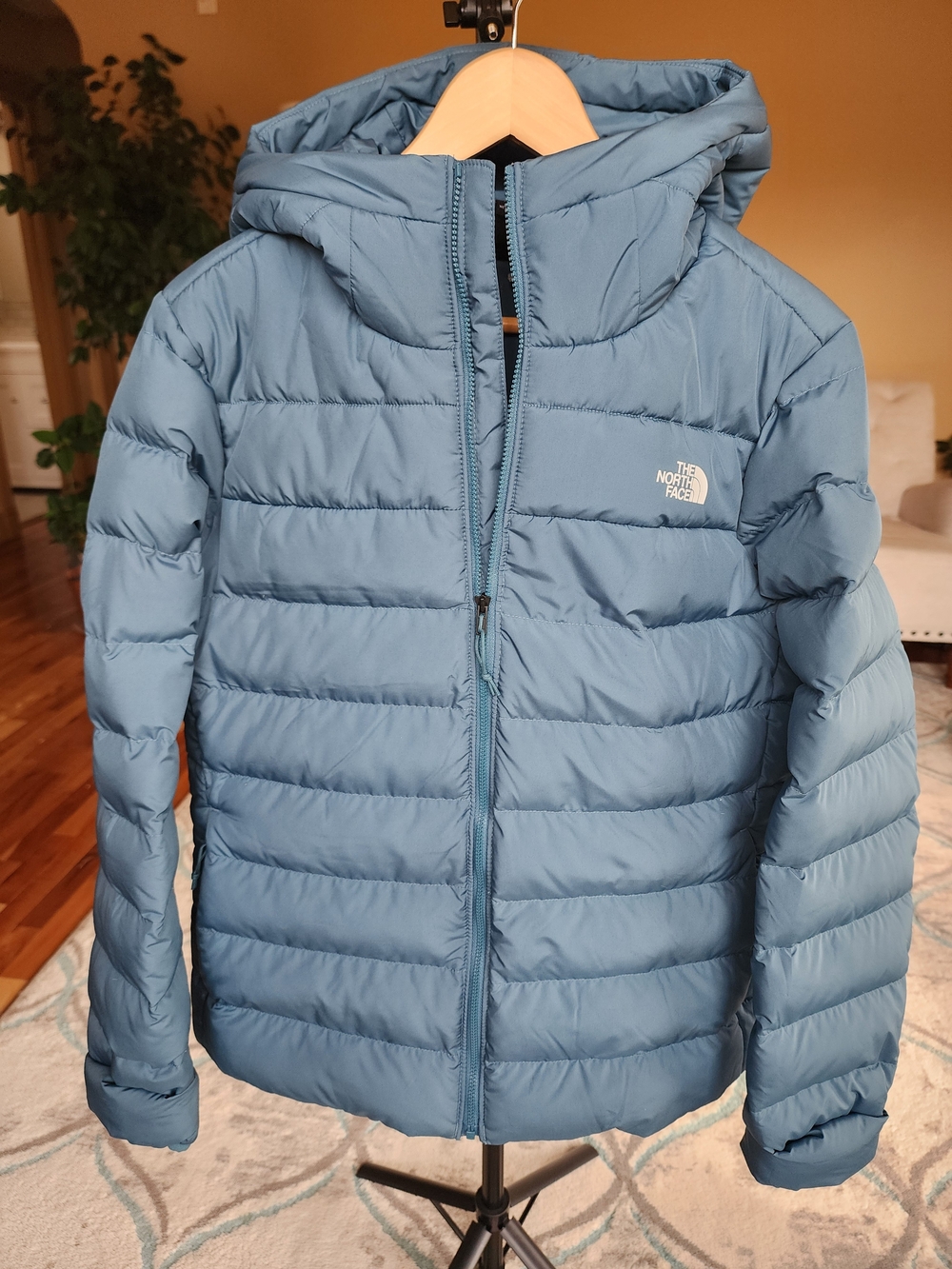 The North Face Women's Aconcagua 3 Hoodie Jacket Algae Blue L